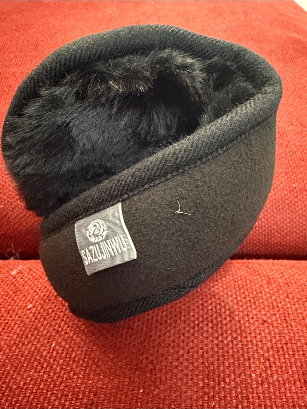 Black Fleece Ear Warmer - baby Winter Accessory